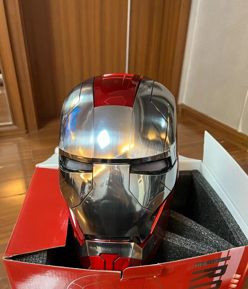 NEW autoking Iron Man Helmet MK5 1/1 Voice-controlled Transform