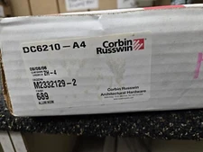 Corbin Russwin Dc6210 689 Manual, Hydraulic, Corbin 6210, Door Closer, Heavy