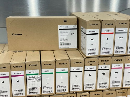 Canon OEM Original Ink iPF8300 iPF8400 IPF9400- PFI-706 23.7oz Ink Cartridge NIB - Picture 3 of 4