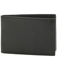 Perry Ellis Black Leather Wallets for Men