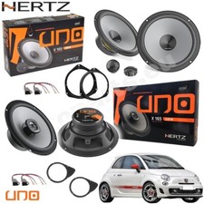 Kit 6 Casse Altoparlanti Hertz K165 X165 Ant+Post per Fiat 500/Abarth dal 2006