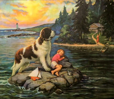 Edward Mason Eggleston - Found (1933) - 17'' x 22'' Fine Art Print