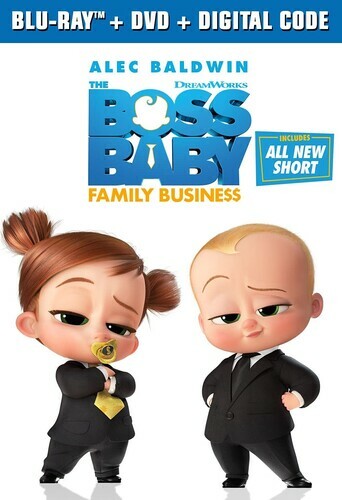 THE BOSS BABY - FAMILY BUSINESS - BLU RAY - SEALED NEW