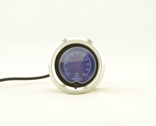 LED 7 Color 2" 52mm Digital Display 150 PSI Oil Pressure Gauge With Sensor Auto - Picture 5 of 10