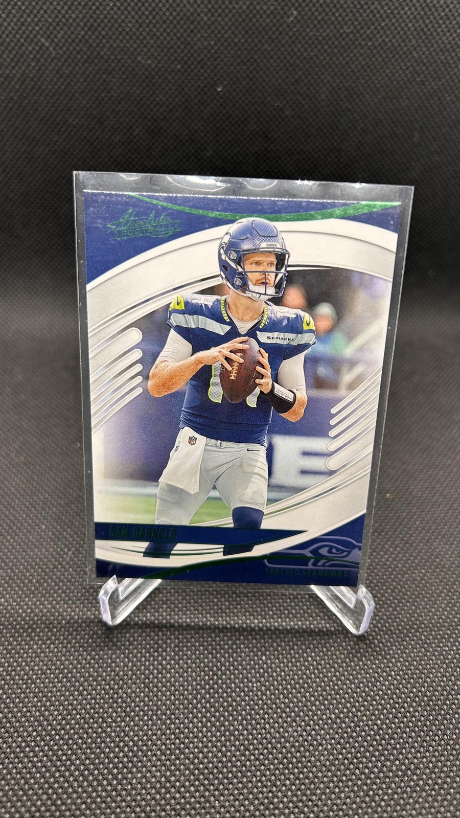 2025 Panini Absolute #8 Sam Darnold Green