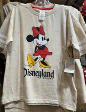 Camiseta Beige Minnie Mouse Parques Disneylandia Nueva 2026 *Todas las Tallas*