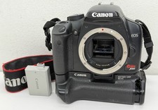 Canon EOS Rebel XSI 12.2MP DSLR Camera Battery Grip BG-E5 Strap PARTS/REPAIR