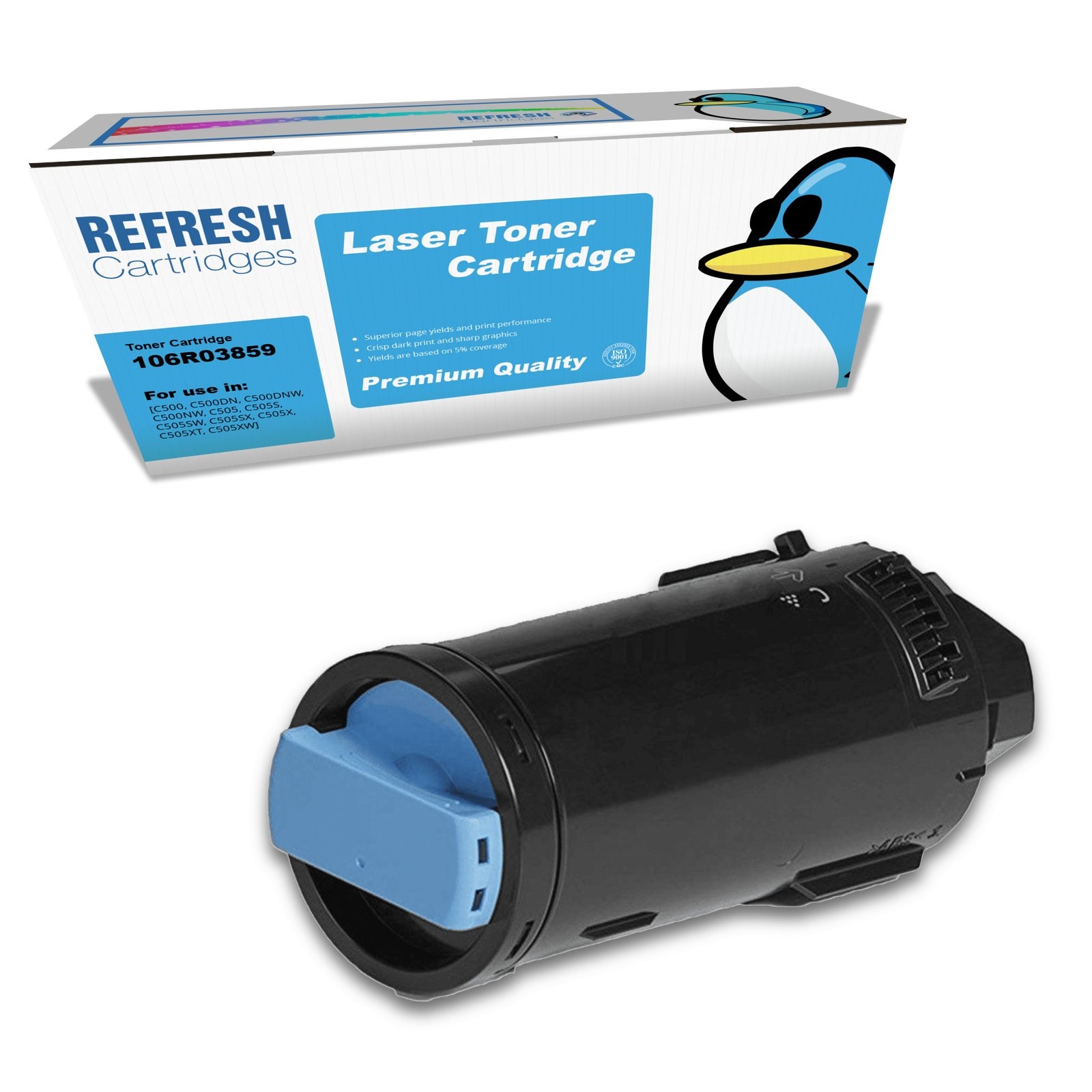 Refresh Cartridges Cyan 106R03859 Toner Compatible With Xerox Printers