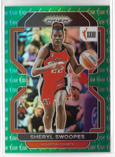 2022 Panini Prizm WNBA Green #176 Sheryl Swoopes  Houston Comets Texas Tech