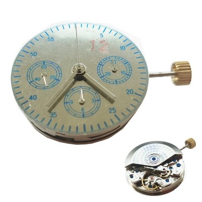27-Jewel 30mm Chronograph Automatic Watch Movement Replacement For ETA 7753 775