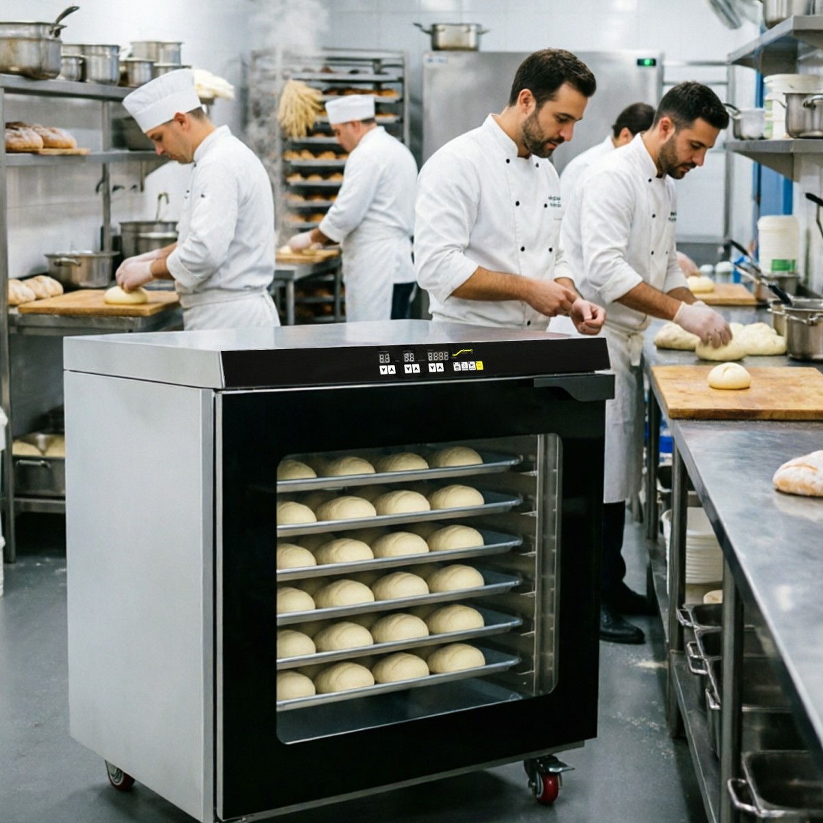 Kolice Commercial 8 Trays Dough Baking Proofer Machine, Proofing Cabinets