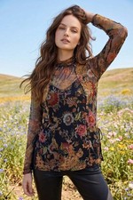 Johnny Was Francisca Mesh Blouse C16225-9