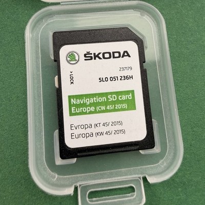 SKODA SD KARTE mit komplett EUROPA, Navigation Amundsen, MIB2, Octavia, Fabia