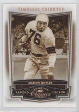 2008 Donruss Classics Legend Timeless Tributes Bronze /250 Marion Motley HOF a8r
