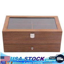 12 Slot Sunglasses Organizer Box Eyeglasses Display Case Storage for Women Men