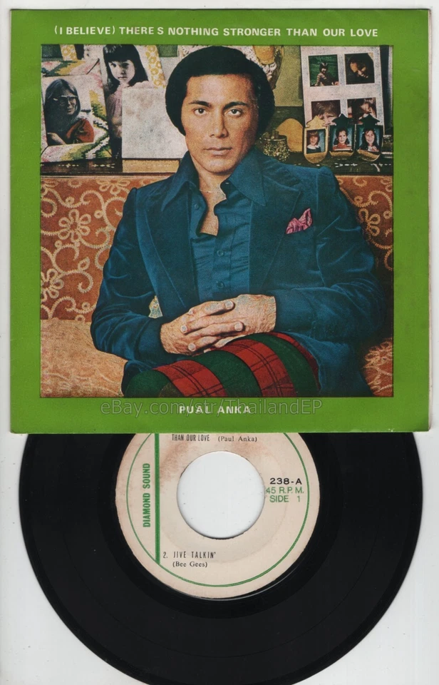 PAUL ANKA /BEE GEES /NELL SEDAKA /LYNSEY DE PAUL THAI EP 7" THAILAND 45RPM - Image 2 of 3
