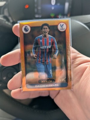 Topps Merlin Premier League Daichi Kamada Parallel 9/25 Neu Set Crystal Palace