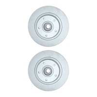 2 Bremsscheiben Voll Ø 30 Mm 11 Mm Hella Passend FüR Renault Megane