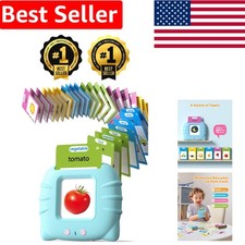 Montessori Talking Flash Cards for Kids 1-4 - Speech Therapy Essential