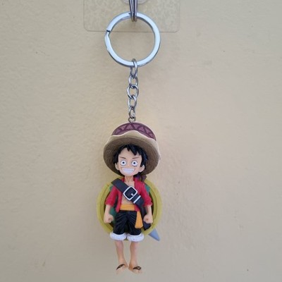 One Piece Luffy 3D Keychain Keyring Backpack bag accessories New