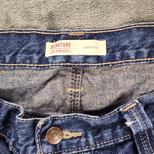 Levi's Jeans Men 38x32 Carpenter Relaxed Straight Workwear Denim - Picture 3 of 12