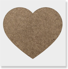 Valentine'S Heart Stencil - Love Stencil Art, Heart Shape for Crafts