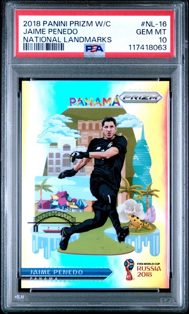 2018 PANINI PRIZM WORLD CUP NATIONAL LANDMARKS #NL-16 JAIME PENEDO PSA 10
