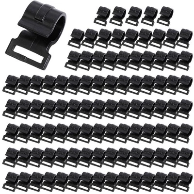 C-Clips tente de camping crochets en plastique intérieur C-Clips rapidement fix - Photo 1/4