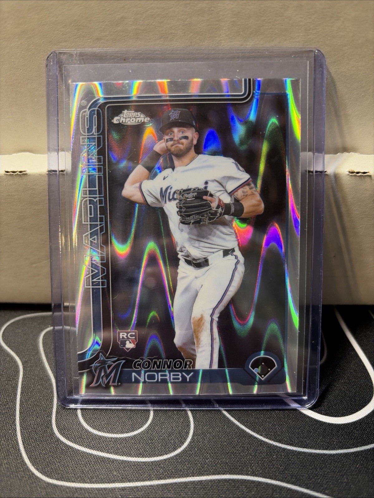 2025 Topps Chrome - Connor Norby #199 RayWave Refractor (RC)