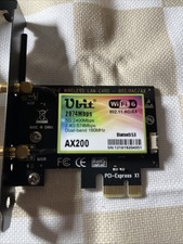 Ubit WiFi Card 6E 5400Mbps for Intel 6GHz 5Ghz 2.4GHz PCIe WiFi Card, BT 5