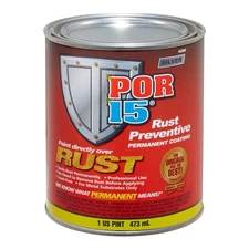 POR-15 Rust Preventive Coating 16oz Silver - Permanent Anti-Rust & Corrosion Sto