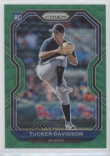 2021 Panini Prizm Green Wave Prizm Tucker Davidson #52 2l4