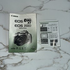 Canon EOS Rebel XT/EOS 350D Instruction Manual With Pocket Guide