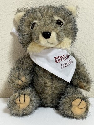 Wolf And Kettle Day Loyola University Chicago 7 Inch Gray Wolf Plush