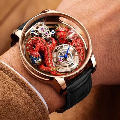 PINDU Design 2025 NEW Men Watch Diamond TourbillionTop Brand Luxury Astronomia Q