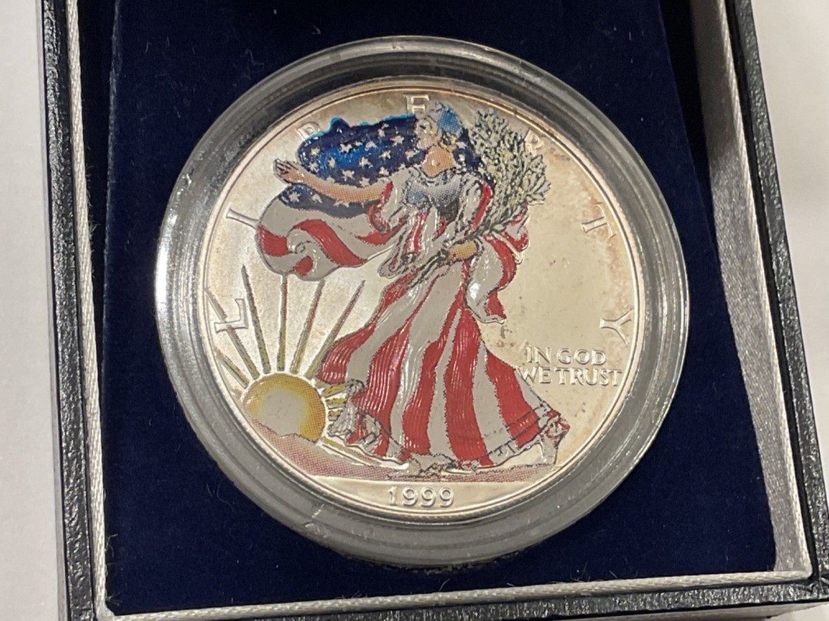 American Eagle Walking Liberty 1999 - 1oz .999 Fine Silver
