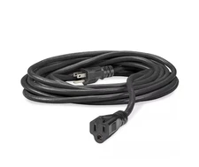 U-Line All Purpose Extension Cords - SET OF 2 - 5 Feet & 25 Feet Black Outdoor