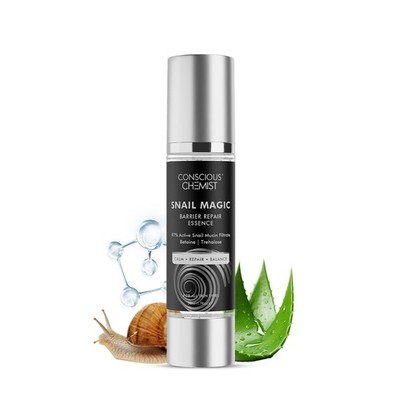 Conscious Chemist Snail Mucin Serum | 50ml | Barrier Repair Essence for Face