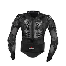 Motorcycle Full Body Armor Jacket spine chest protection gear XX-Large Black