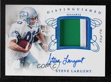 2019 Panini Flawless Distinguished Platinum 1/1 Steve Largent Patch Auto HOF 6ed
