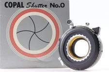 ◆CLA'd - MINT Box◆ Copal 0 Lens Shutter f5.6 for Large Format Hole #0 Black Late