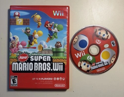 New ListingNew Super Mario Bros. Wii (Nintendo Wii, 2009) - Tested & Working