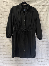 Gap long sleeve button down dress