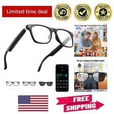 Effortless Communication: AI Smart Glasses with 164 Languages & Hands-Free Calls