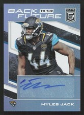 2017 Donruss Elite Myles Jack Auto Back to the Future Signatures #/99 #BTTF-MJ