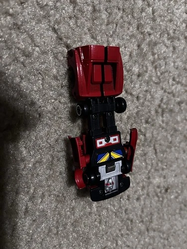 Vintage Bandai Machine Robo F-1 Winner W-01 Red Testerossa Robo Gobots Ferrari