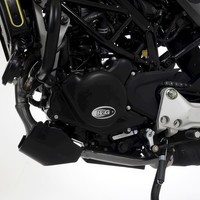 Linker Motordeckel (ZüNdung) R&G Racing Race Series - Schwarz Husqvarna Svartpi