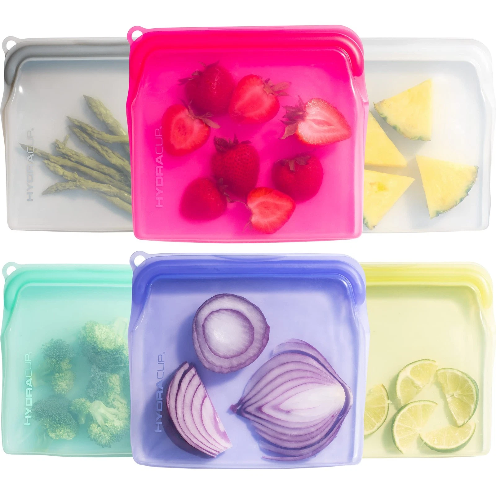 Reusable Silicone Storage Bags [6 PACK] Food Storage Container, 30 ounces, Pr...
Opens in a new wind