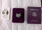 1986 American Silver Eagle Brilliant Uncirculated includes case & box & COA