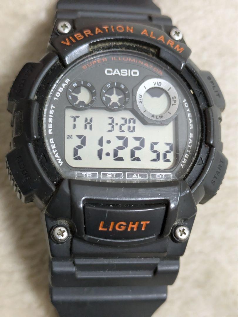 Casio Digital Watch with Vibration Alarm Feature